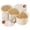 B, variant on Linnome Rotating Fruit and Vegetable Storage Box Double Layer with Drainage 360 Degree Spin for Snacks Candy 12.24x12.24x4.41in