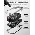 thumbnail image 6 of YONUFI Car Key Fob Cover Case for Audi A4 Q7 Q5 Remote Protector Keychain, 6 of 6