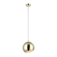 thumbnail image 3 of Lighting IRONCLAD Contemporary-Style 1 Light Plated Gold Ceiling Mini Pendant 8" Wide, 3 of 6