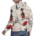 thumbnail image 6 of Lsque Floral Leopard Butterflies Pattern Casual Men's Hoodie,Hooded Sweatshirt with Kangaroo Pocket,Pullover Hoodie-4X-Large, 6 of 7
