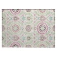 thumbnail image 2 of Addison Rugs Chantille Indoor/Outdoor Transitional Floral Pink Washable Rectangle Rug, 1'8" x 2'6", 2 of 6