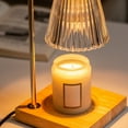 Wovilon Desk Lamp Candle Warmer Dimmable Candle Light Metal Candle