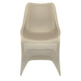 thumbnail image 2 of 33.5" Taupe Brown Outdoor Patio Dining Chair, 2 of 8