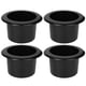 thumbnail image 3 of Sailing Soporte para portavasos de coche de plástico negro brillante - Juego de 4 piezas, 3 of 10