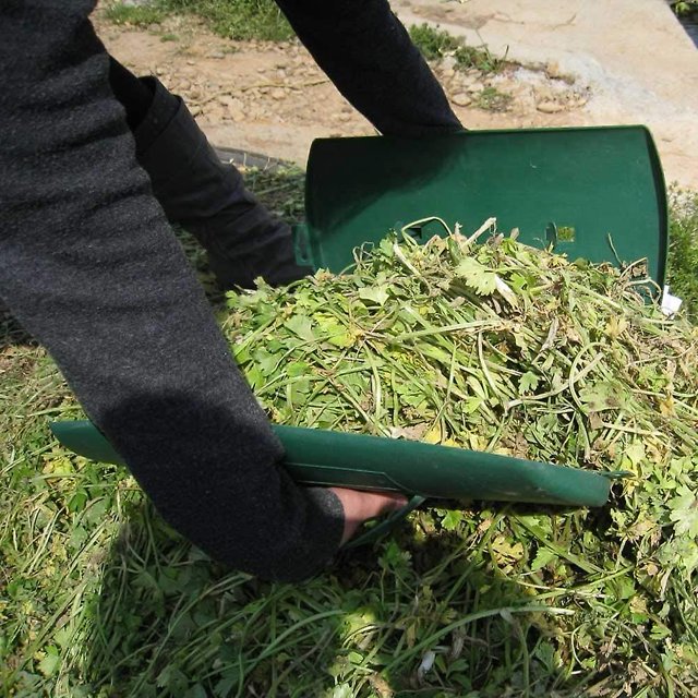 Hojas Grabber, Leaf Scoops Hand Rakes, Gran capacidad Leaf Collector Grass Grabbers, Herramienta de limpieza para jardín Césped Patio Hoja Basura Hierba Col ShuxiuWang 8390613538048