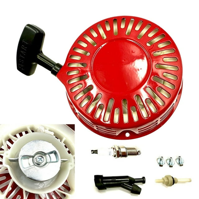 Recoil Pull Starter Red for Honda GX240 GX270 173F 177F Engine Generator W/Pump