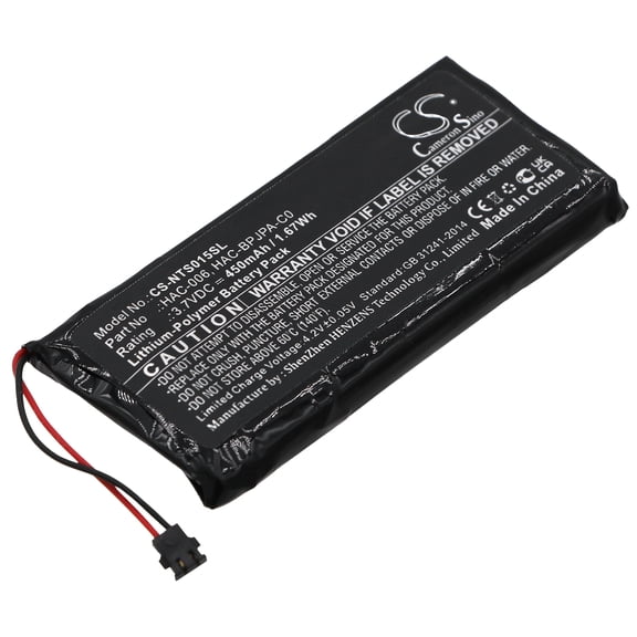 450mAh NIN HAC-BPJPA-C0 HAC-006 Battery for Nintendo HAC-015 Switch Controller HAC-016 HAC-A-JCL-C0 HAC-A-JCR-C0