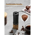 thumbnail image 4 of FOHERE Manual Coffee Grinder, 7-Angle Stainless Steel Conical Burrs, External Adjustment, For All Coffees, 4 of 8