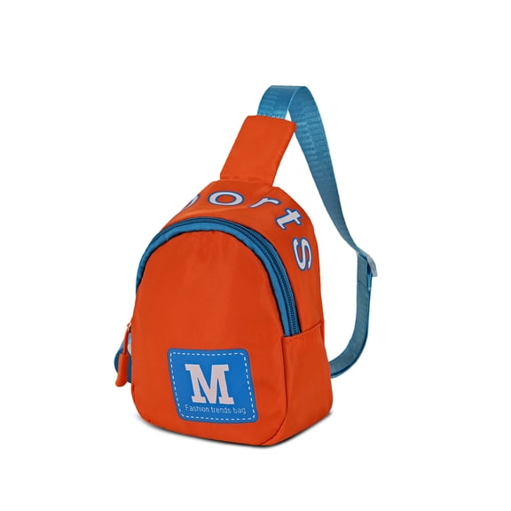URSOFINE Color Block Sling Bag - Lightweight Crossbody Chest Bag for Outdoor & Daily Use