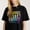 Black-2, variant on Whimsical Text Graphic for Everyone Funny Spring Break themed Casual Tee print T Shirt