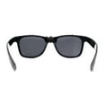 thumbnail image 4 of Rhinestone Death Metal Skull Classic Horn Rim Plastic Sunglasses All Black, 4 of 4