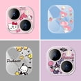 thumbnail image 3 of Sanrio pegatinas de lente de teléfono móvil Hello Kitty para IPhone 14 Pro 13 12 11 Pro Max, cubierta trasera de dibujos animados, Protector de pantalla de lente de cámara, 3 of 4