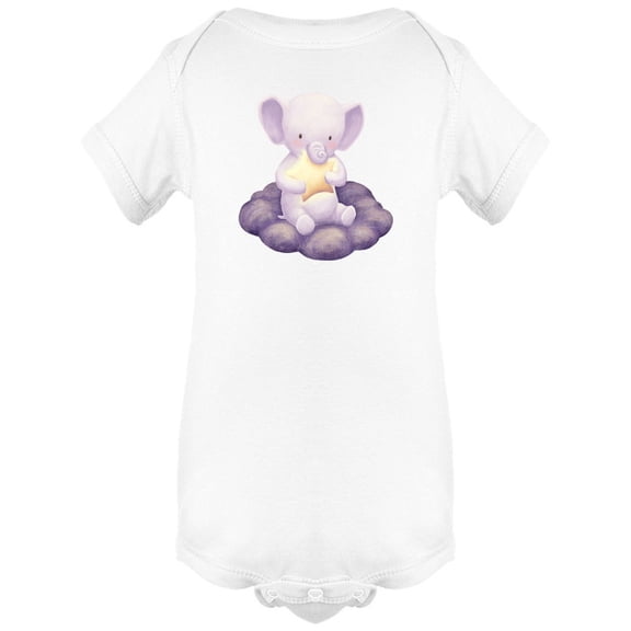 Elephant With A Cute Star Bodysuit Infant -Image by Shutterstock, Newborn