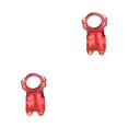 thumbnail image 3 of Soidarity Vástago de manillar de bicicleta ZTTO, fijación profesional de 7 grados, 45mm, accesorios de componentes de repuesto para ciclismo al aire Rojo 2piezas Soidarity CBP234936, 3 of 6