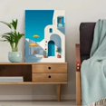 thumbnail image 5 of UXIEQU Mediterranean Villa Canvas Wall Art 15.75x11.81 Inches, 5 of 8