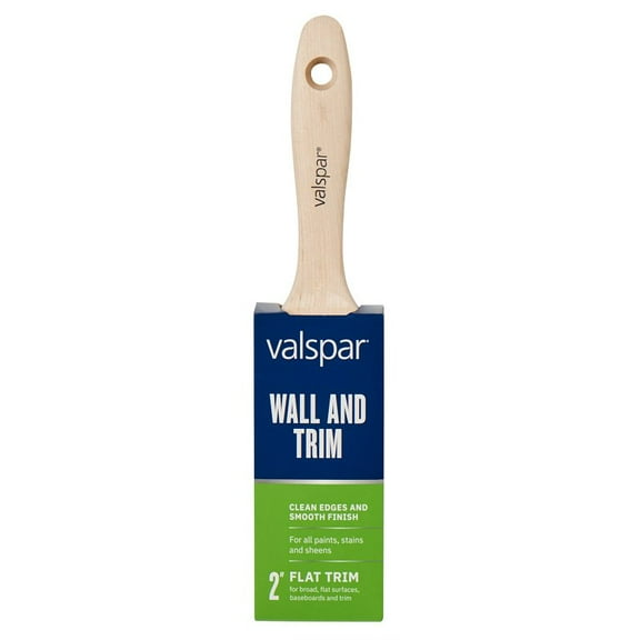 Valspar Wall and Trim 2-in Reusable Polyester Flat Trim/Wall brush