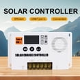 thumbnail image 3 of Cateissary Pantalla LCD ajustable de 12V PWM, puerto dual y temporizador automático, 100A, 80A, 20A, 10A, LCD automático con puerto de carga USB Baterías de general Blanco 90A, 3 of 6