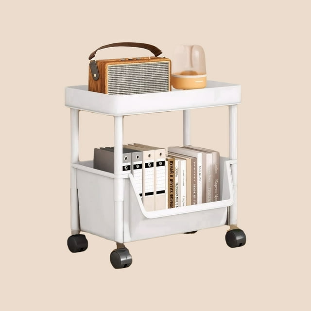 ziyahi Étagère Mobile de Cuisine pour Légumes 9 Pcs pour Grand Espace de Rangement et Roulettes Pivotantes Polyvalentes 2