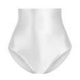 thumbnail image 5 of sunsanly Women Thong Seamless High Waist Thin Elastic Solid Color High Elasticity Satin Glossy Surface Thin Lady Underpants Daily Briefs, 5 of 8