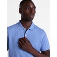 thumbnail image 4 of George Men's and Big and Tall Men's Pique Polo Shirt with Short Sleeves, Sizes XS-5XL, LT-3XLT, 4 of 5
