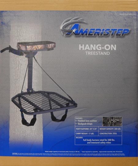 Ameristep Hang On Treestand With Realtree Seat Cushion Backpack Straps Includes Safety Dvd Walmart Com Walmart Com