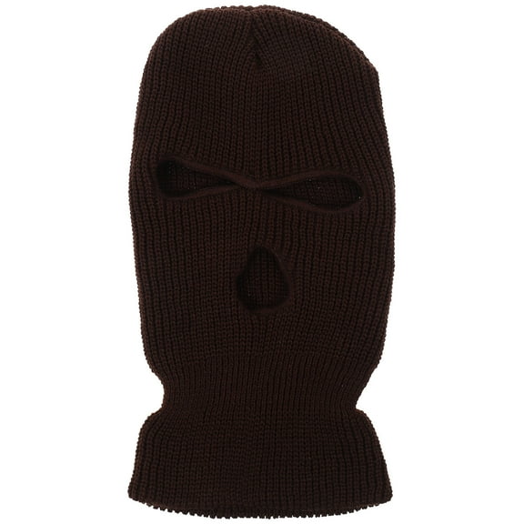 UNOMOR 1Pc Woolen Yarn Face Mask Coffee Wind-proof Cold Prevention Riding