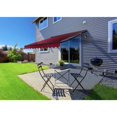 thumbnail image 4 of ALEKO Parasol Demi-Cassette Rétractable Terrasse Auvent 10x8 ft Couleur Bordeaux, 4 of 4