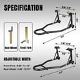 thumbnail image 2 of Soporte para moto Jack Boss delantero y trasero con capacidad de 500 kg, 2 of 7
