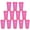 Rose Red, variant on 12-Pack 16oz Reusable Coffee Tumblers - BPA-Free PP Cups with Lids & Straws for Hot/Cold Drinks, Perfect for Party, Travel & Holiday Gifting