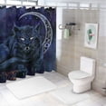 thumbnail image 7 of Orinice Cute Cat Bathroom Decor Set Polyester Fabric Fashion Shower Curtain with Hooks 36x72, 7 of 7