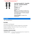 thumbnail image 2 of Front Strut Assembly Kit - Compatible with 1995 - 1999 Nissan Maxima 1996 1997 1998, 2 of 2