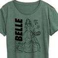 thumbnail image 3 of Disney Princess - Belle Sketch - Women's Short Sleeve Graphic T-Shirt, 3 of 6