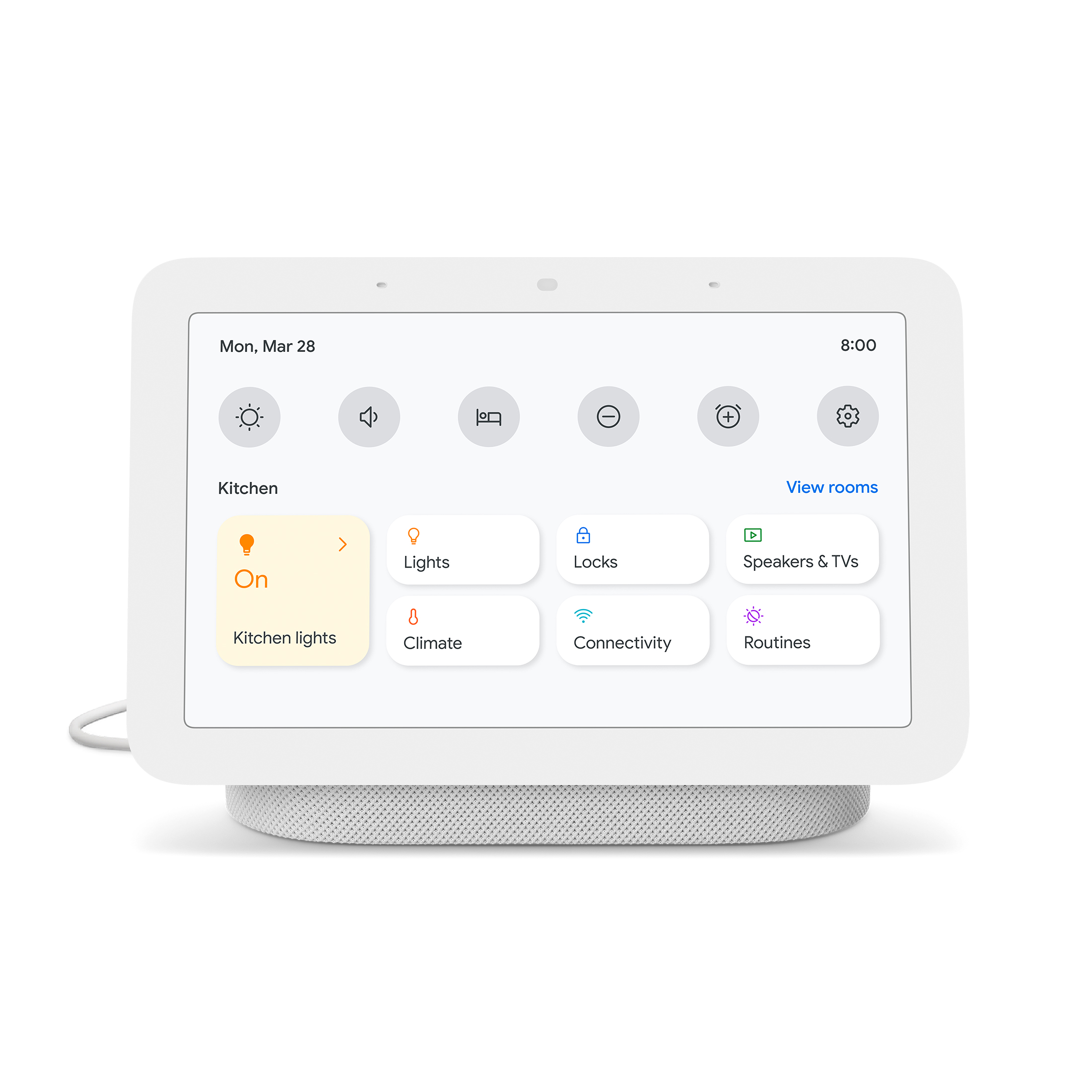 Google Nest Hub (Gen 2) Smart Home display - Wiz Smart Wi-Fi Connected LED Light Bulb - Chalk - image 5 of 8