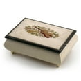 thumbnail image 1 of Incredible Ivory Italian Music Box with Violin and Floral Inlay - Music of the Night (Phantom of the Opera), 1 of 2