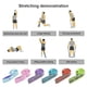 thumbnail image 4 of Greeniant Cinturón de estiramiento Banda de resistencia deportiva portátil Ejercicio para principiantes Flexibilidad Entrenamiento Accesorios Type2 NO2, 4 of 6
