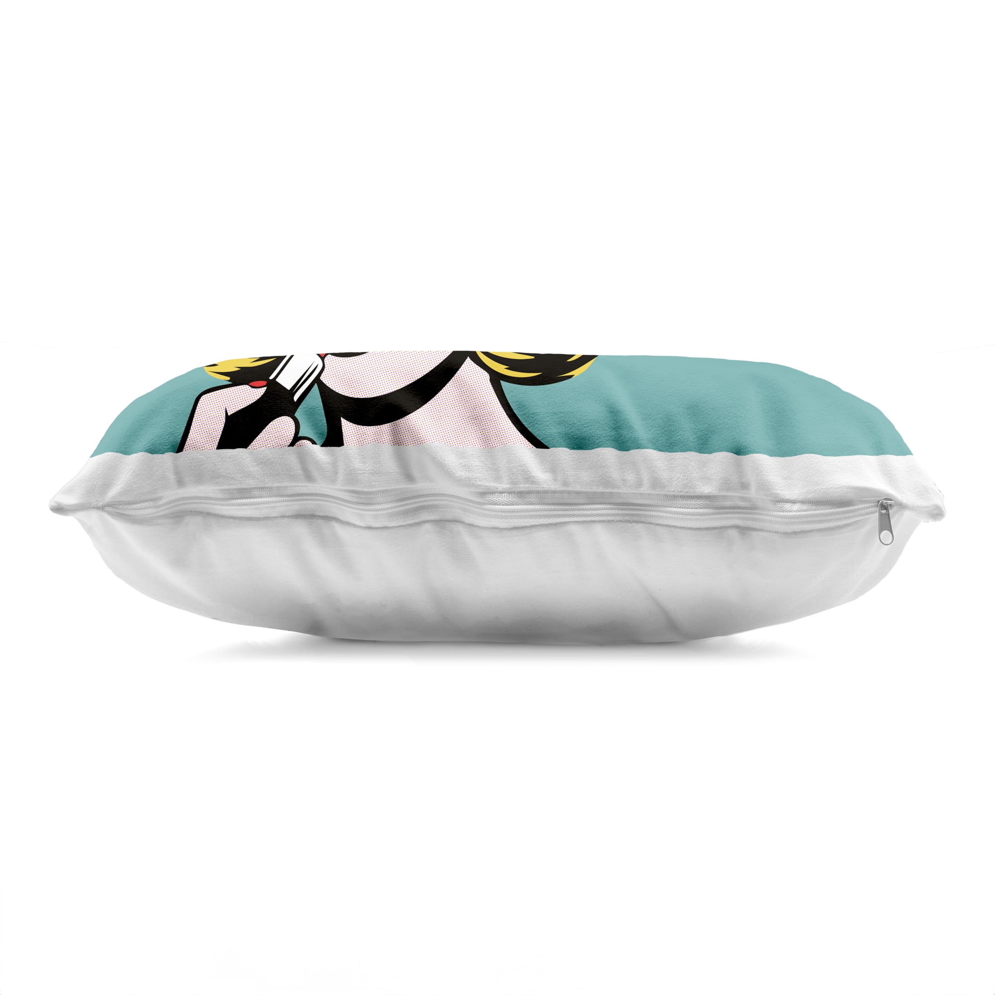 Stupell Industries Ready To Slay Lipstick Decorative Printed Throw Pillow, design by Andreas Magnusson, 14 x 7 x 20