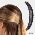 thumbnail image 3 of 2 piezas de pinzas para el pelo con forma de plátano, pasadores para el pelo, pinzas flexibles para el pelo con forma de , pinzas para Negro, 3 of 7