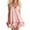 Pink, variant on Sundresses for Women V-Neck Sleeveless Frilly Tiered Mini Dress Casual Vacation Summer Dress