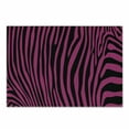 thumbnail image 1 of Pink Zebra Cutting Board, Animal Wilderness Pattern Jungle Mammal Fashion Boho Graphic, Decorative Tempered Glass Cutting and Serving Board, Small Size, Hot Pink Black, by Ambesonne, 1 of 1