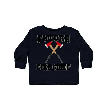 

Inktastic Future Fire Chief Firefighter Gift Toddler Boy or Toddler Girl Long Sleeve T-Shirt