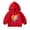 ZA Red, variant on Toddler Boys Girls Pullover Sweatshirt Children Solid Color Hooded Top Navy 12 Months-18 Months