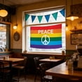 thumbnail image 4 of Peace Sign Flag 3x5 Ft, Durable Polyester Peace Symbol Banner with Brass Grommets for Indoor Outdoor Decor, 4 of 6