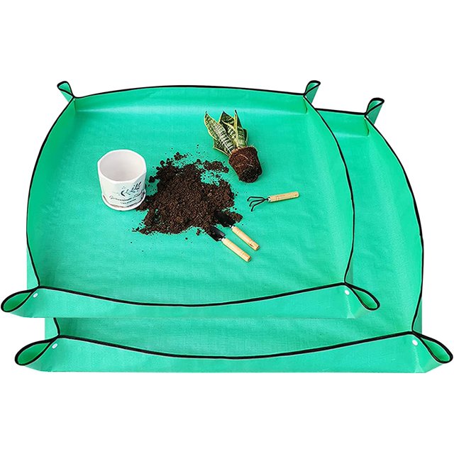 Estera para macetas de plantas, Estera de jardinería plegable, Estera impermeable para plantas,