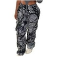 DDAPJ pyju Women Camouflage Cargo Pants Clearance Sale,High Waist