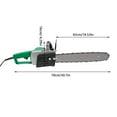 thumbnail image 2 of 1300W Electric Chain Saw Corded Tree Logging Chainsaw with 1.5m Power Cord Wood Cutter, 2 of 16