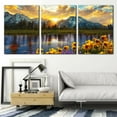 thumbnail image 2 of 3 Pieces Colorado d Wall Art Snow Mountain and Lake National Park Natural Landscape Picture Modern Artwork Painting Print on Canvas for Living Room Home Decoration - 20"x28"x3 Panels, 2 of 7
