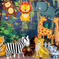 thumbnail image 4 of Globos YOTHORN Safari con forma de animal para decoración de fiesta, 6 unidades, 4 of 7