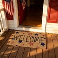 thumbnail image 6 of Fourth of July Doormat, Absorbent Stain Resistant Independence Day Mat, Non-Slip Front Door Patriotic Welcome Rug 15.7x23.6in, 6 of 6