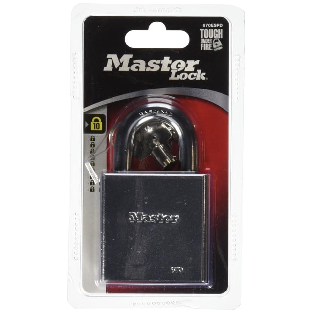 Candado Master Lock 670D Máxima Seguridad llave tubular 60 mm