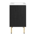 thumbnail image 4 of Modway Chaucer 24" Bathroom Vanity in Black White, 4 of 16